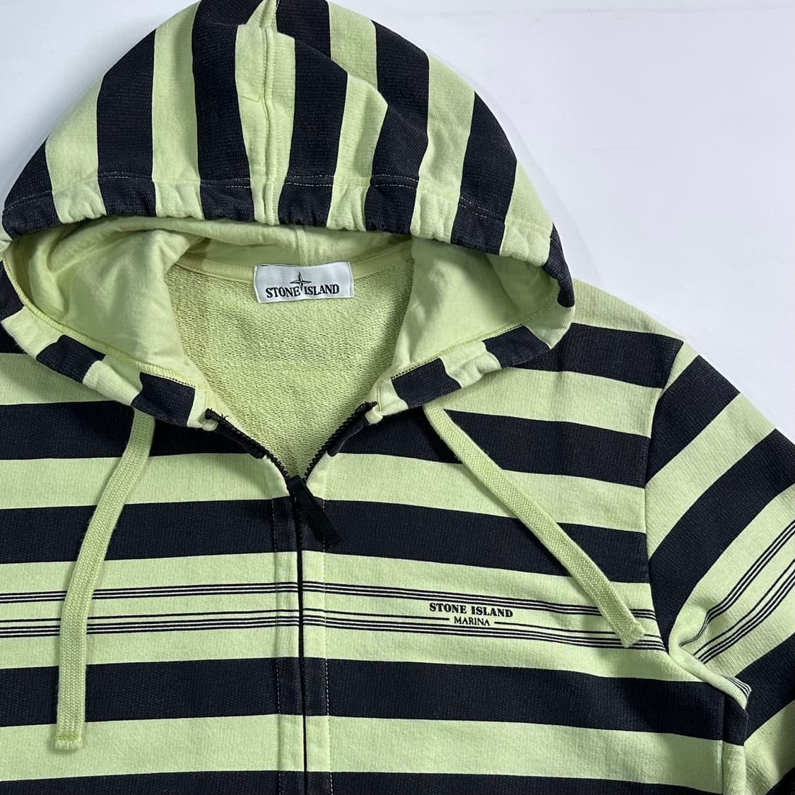 스톤 아일랜드 마리나 스트라이프 후드집업0 상품이미지3