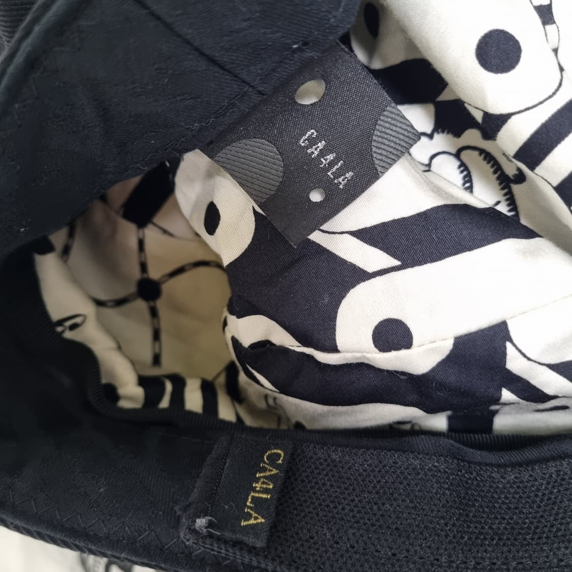 CA4LA 지퍼 캐스킷 뉴스보이캡 블랙 상품이미지5