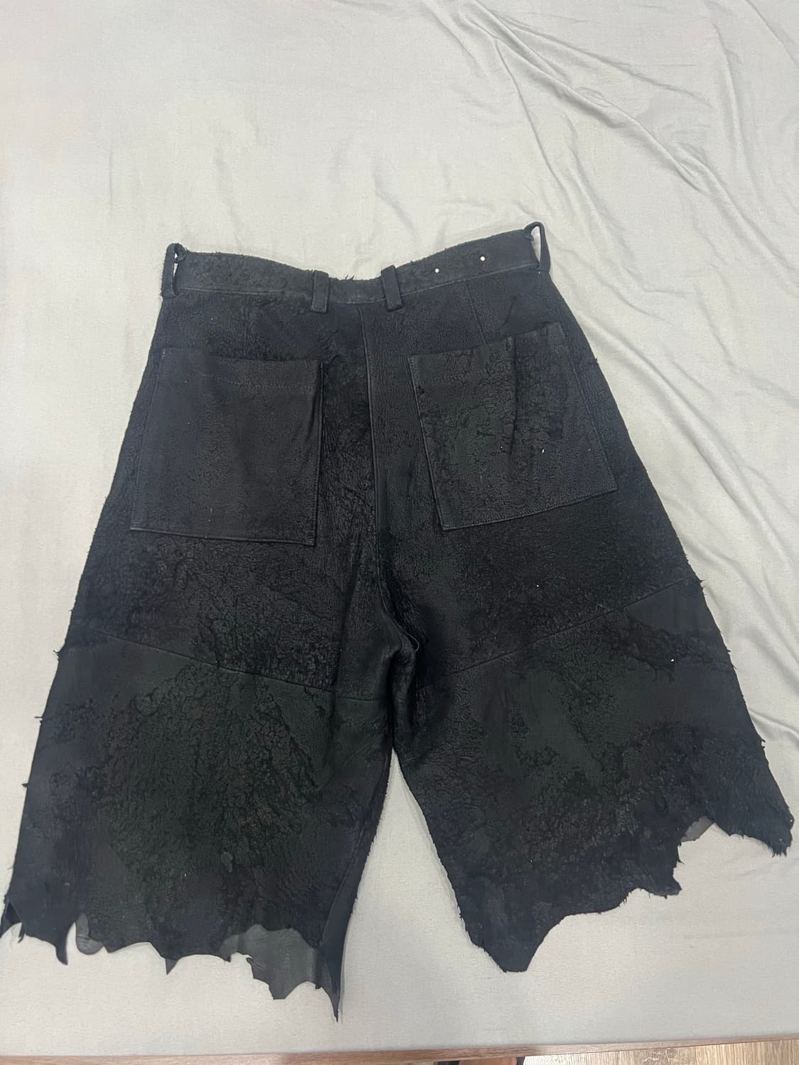 마인데님 양가죽 쇼츠 3사이즈 상품이미지2