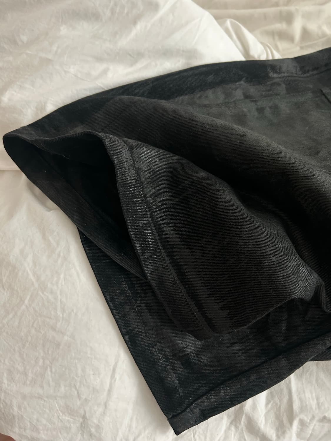 P.L.N LOW CROTCH OILSKIN DENIM 상품이미지4
