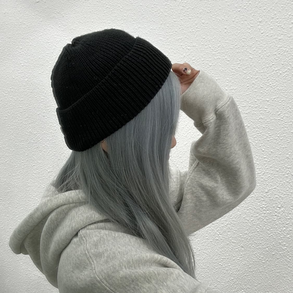 아디다스 에센셜 로고 블랙 비니 상품이미지2