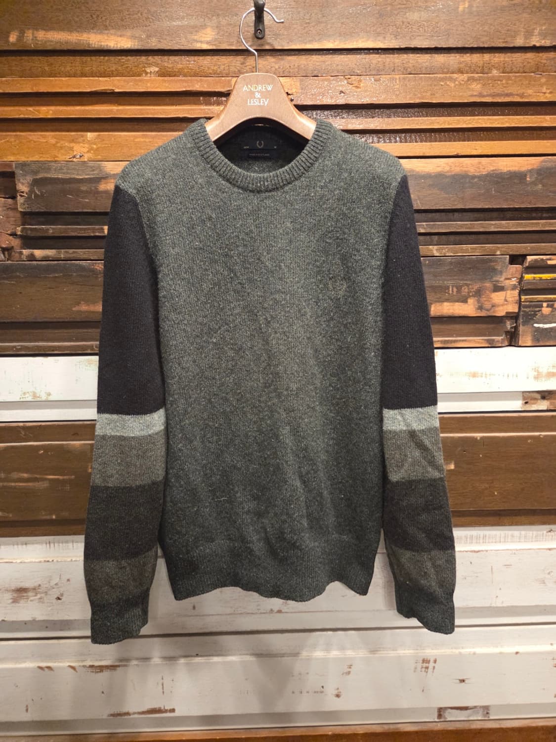 프레드페리 스코틀랜드 램스울니트 상품이미지10