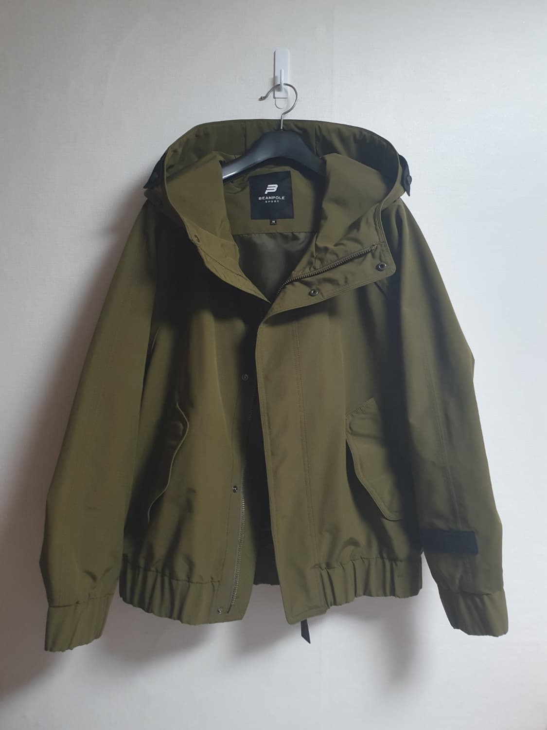 빈폴 스포츠 오버핏 후드 블루종 집업 자켓 95  상품이미지3