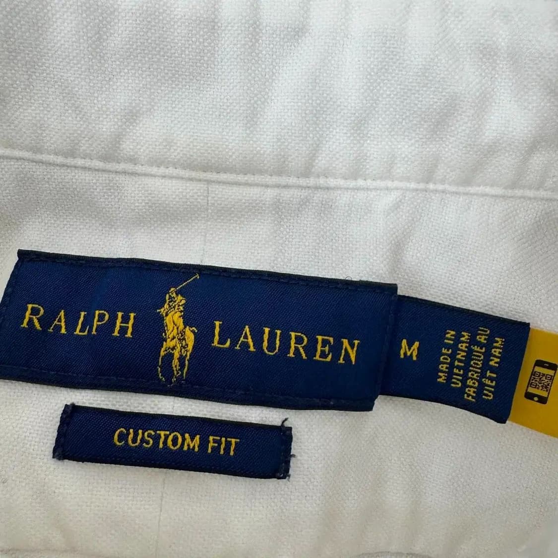 M 폴로 랄프로렌 커스텀핏 옥스포드 화이트 남방 셔츠  상품이미지4