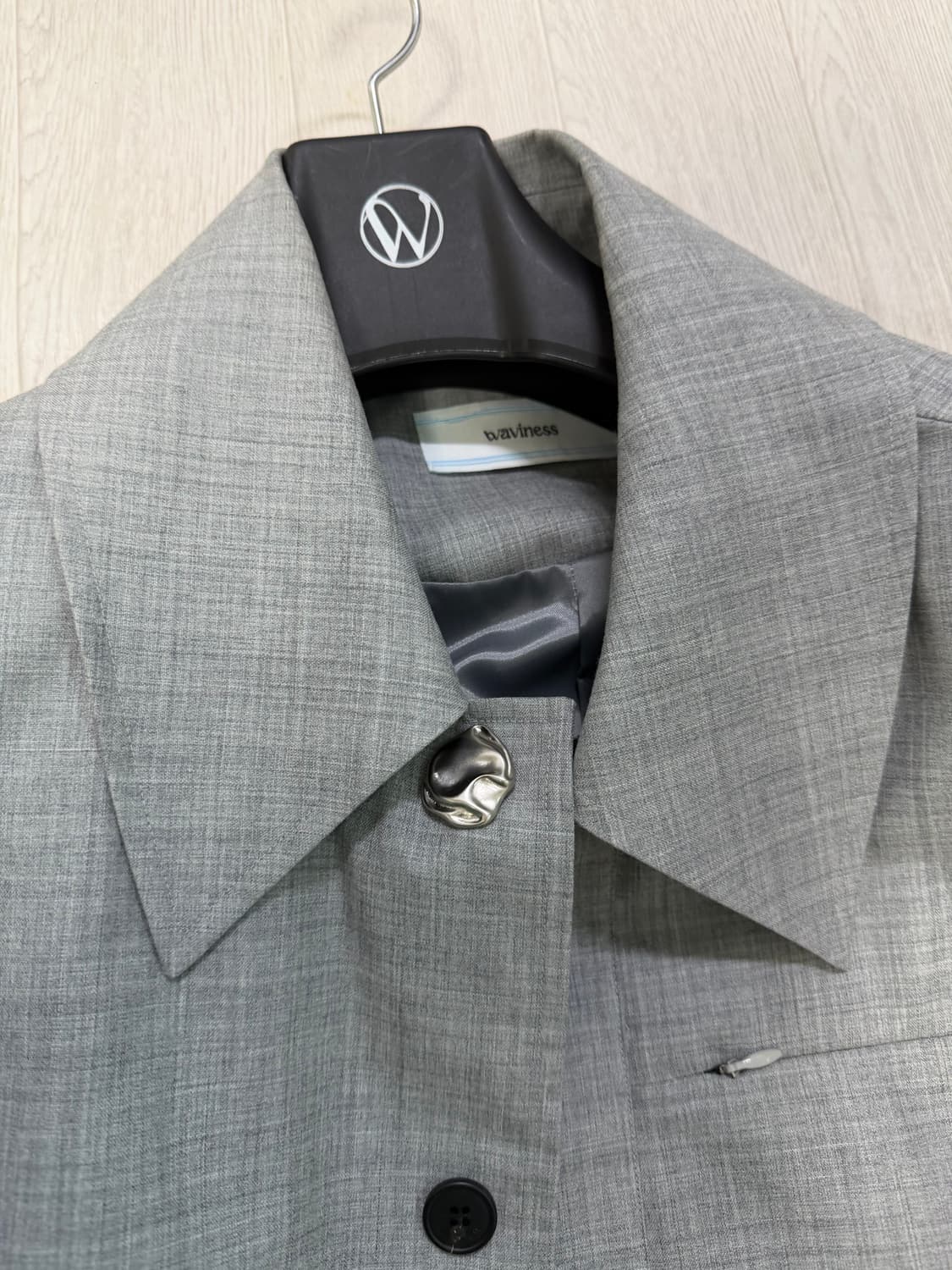 웨이비니스 터널링 울크롭자켓 1사이즈 상품이미지3