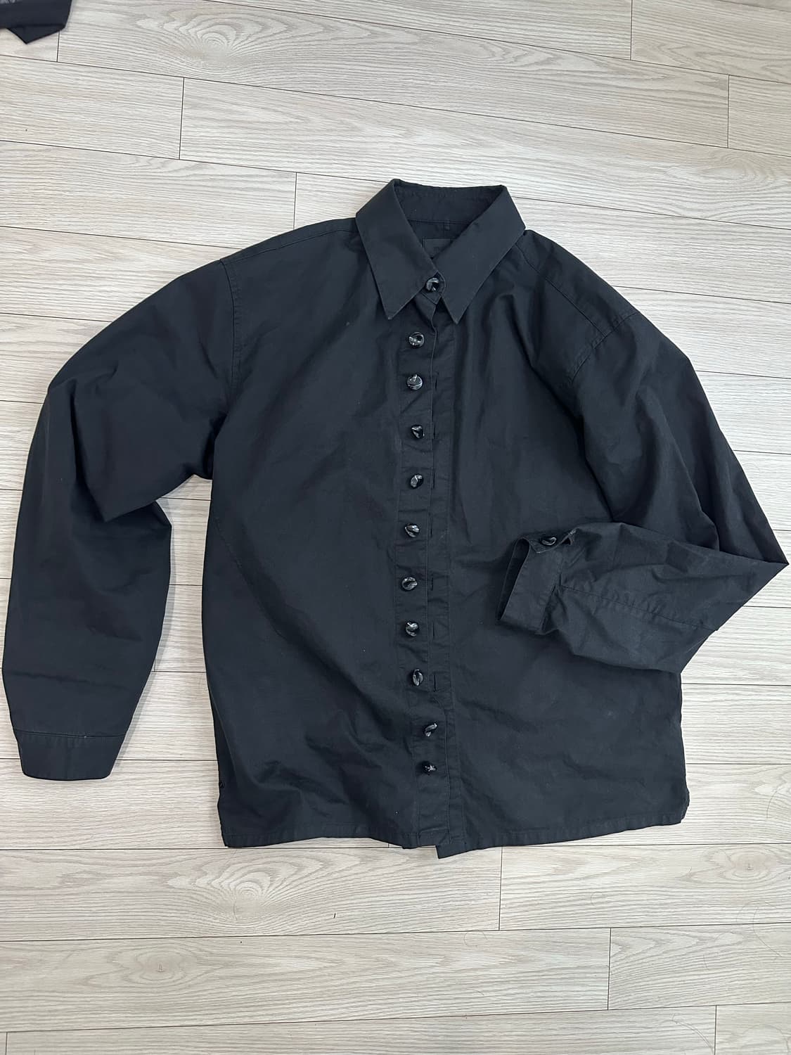 [2] mudule AB/02 Flugel Shirts Black 상품이미지3