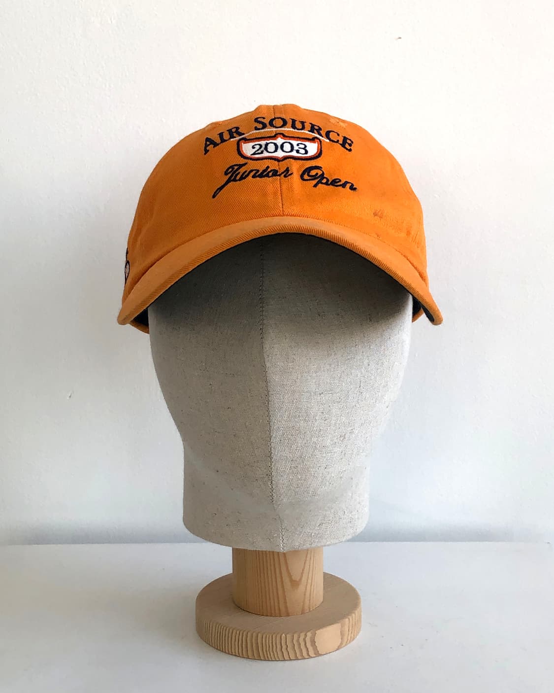 미국 빈티지 Air Source 오렌지 배색 자수 볼캡 모자 상품이미지8