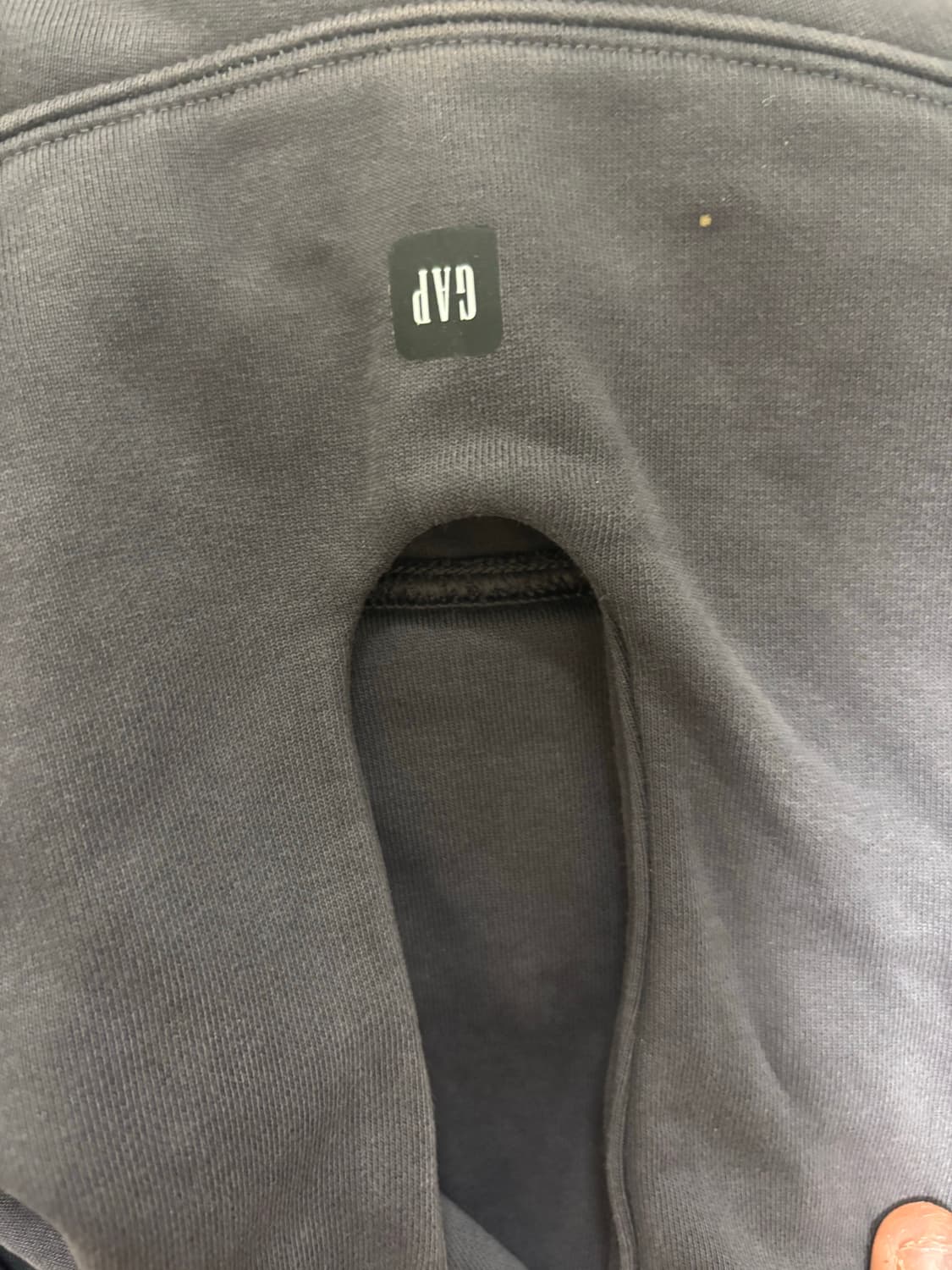 이지갭 로고후디 다크그레이 2xl 상품이미지4