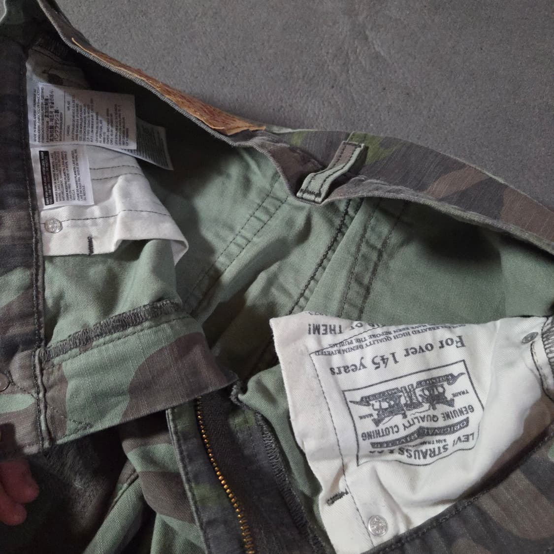 리바이스 하이볼 카모 패치워크 팬츠 30 상품이미지7