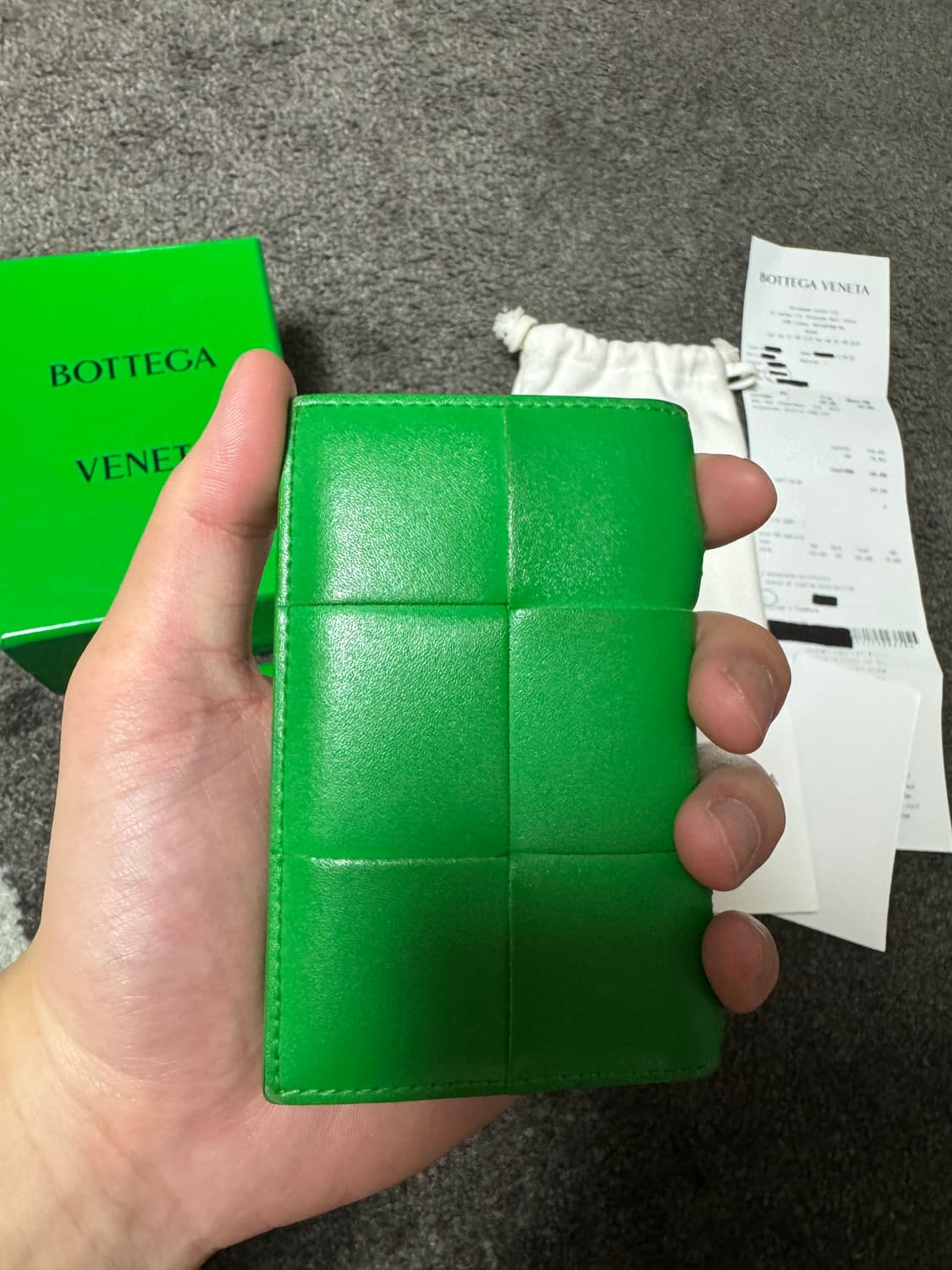 (백화점판/풀구성) 보테가베테나 카세트 플랩 카드지갑 상품이미지3