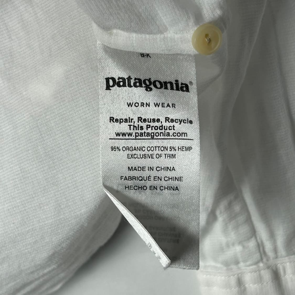 [Patagonia] 파타고니아 투포켓 코튼 헴프 셔츠 상품이미지4