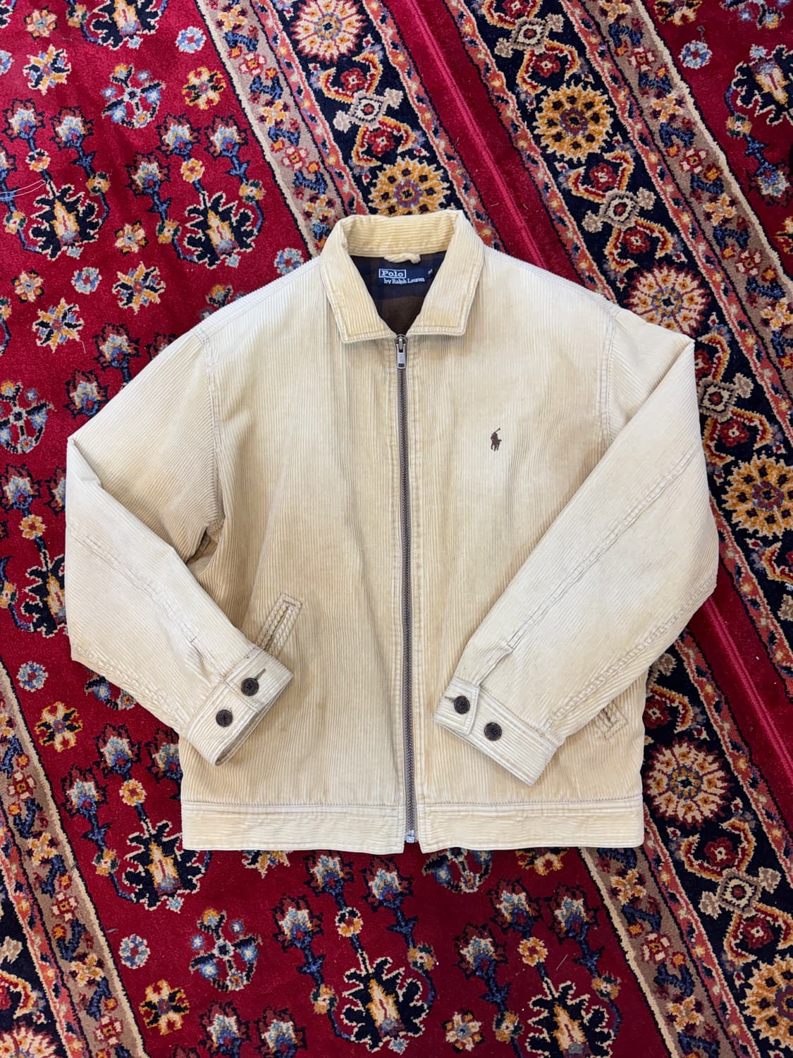 폴로 랄프로렌 코듀로이 블루종 베이지 국내 정품 상품이미지4