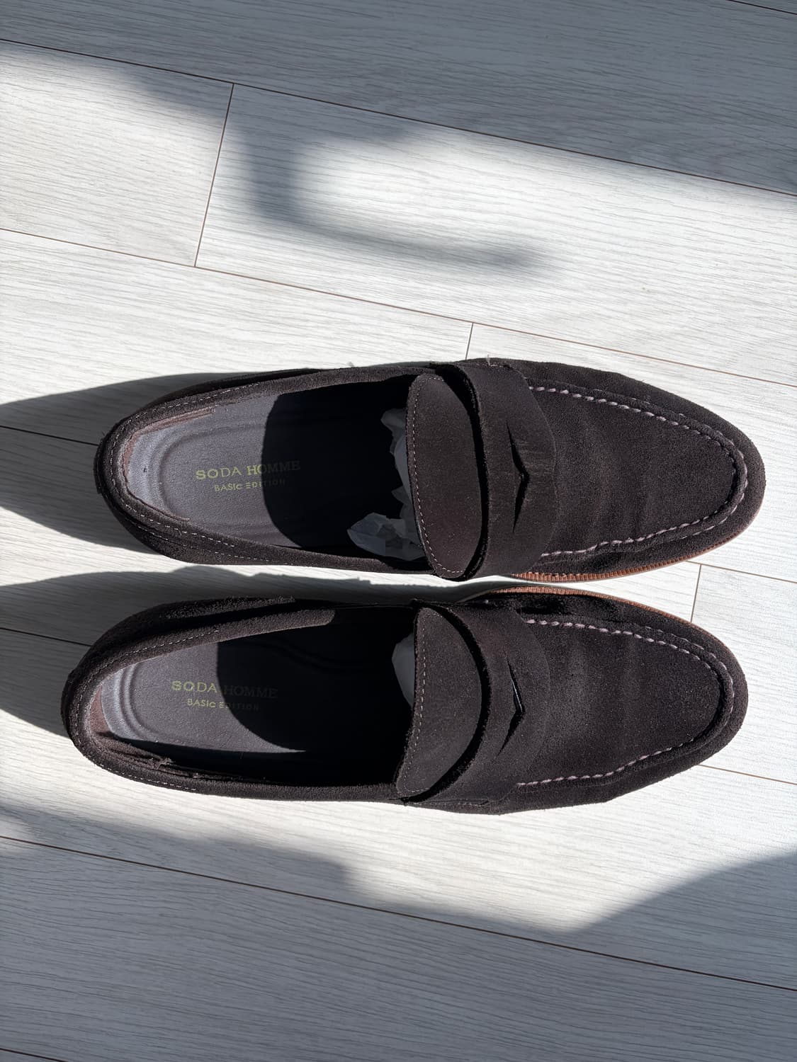 소다옴므 스웨이드 로퍼 265mm 상품이미지3