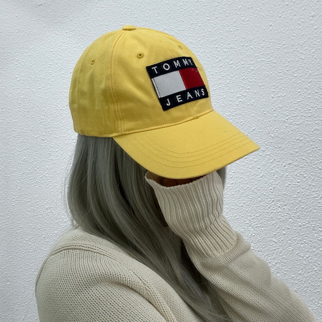타미힐피거 센터로고 레몬 볼캡 상품이미지2