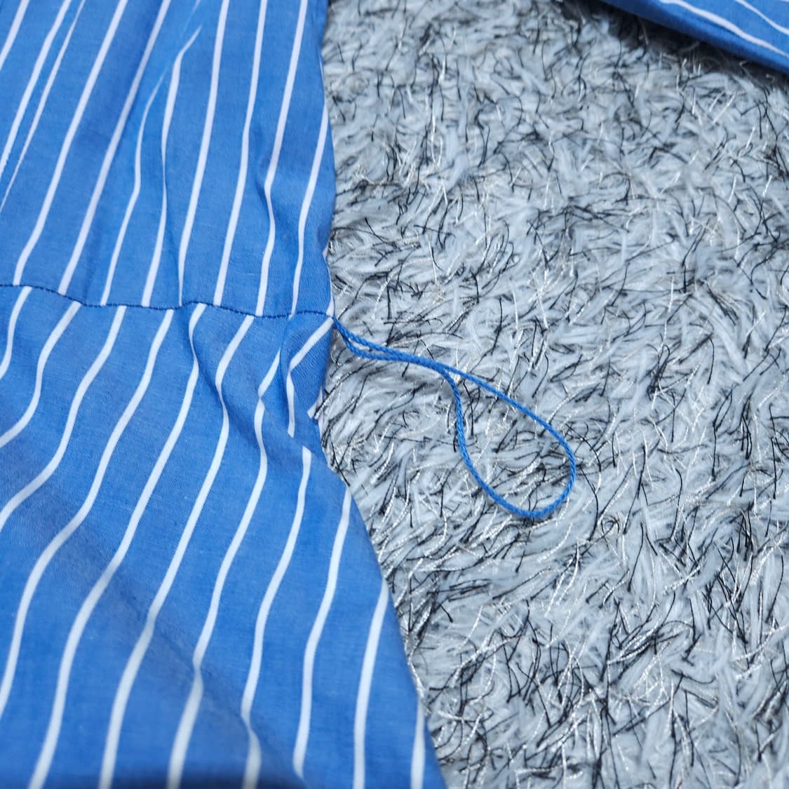 타미힐피거) M 여자 스트라이프 벨티드원피스 / 왕눈이샵 상품이미지5