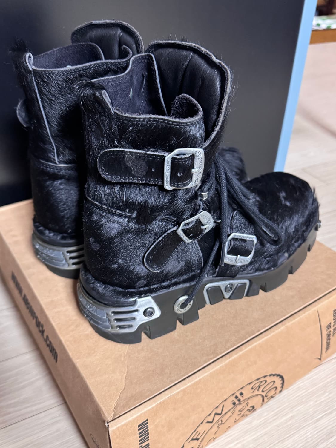 (UK8)뉴락 제이디드 런던 머스탱 리액터 부츠 상품이미지4