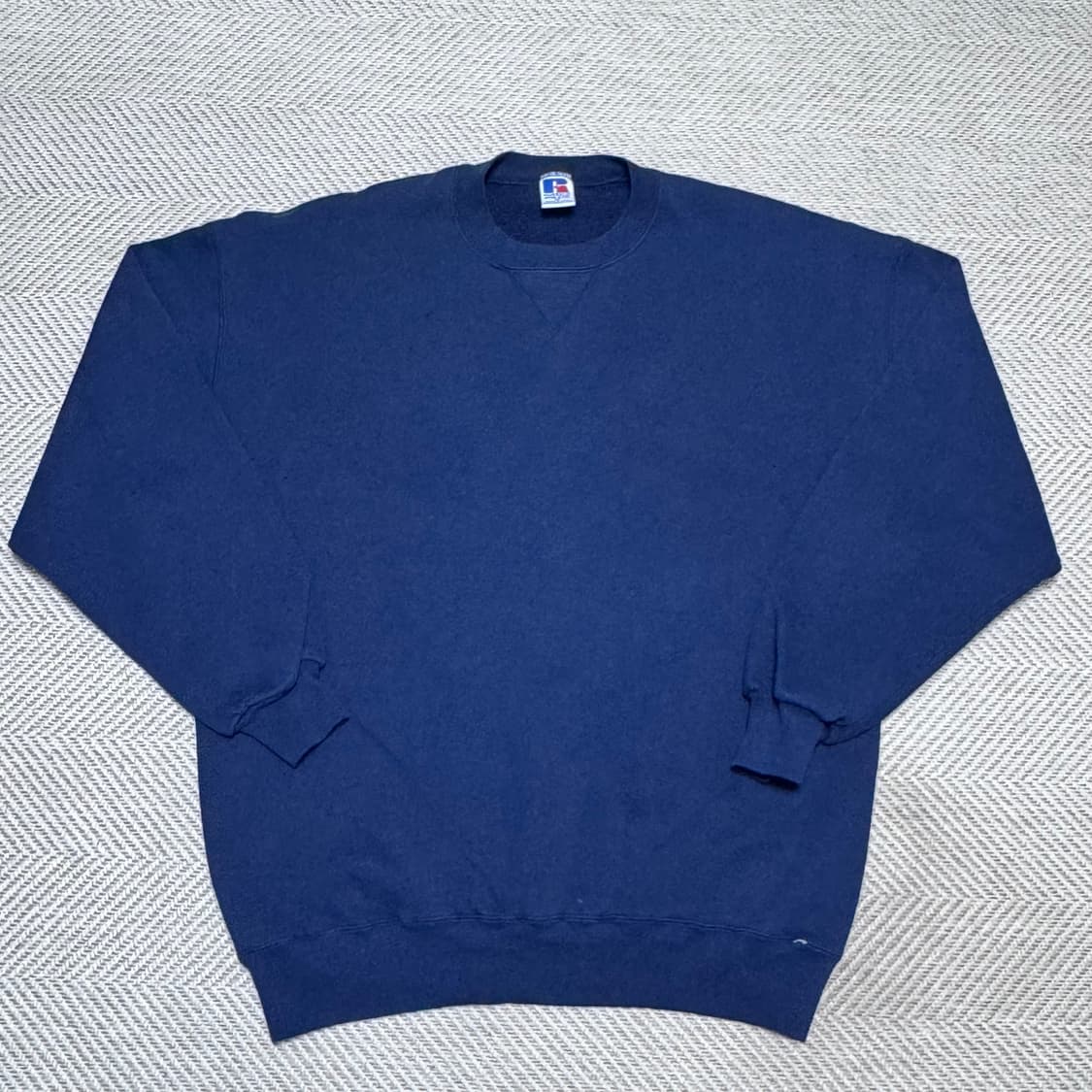 (XL) 90s 빈티지 러셀 애슬레틱 네이비 맨투맨 상품이미지1