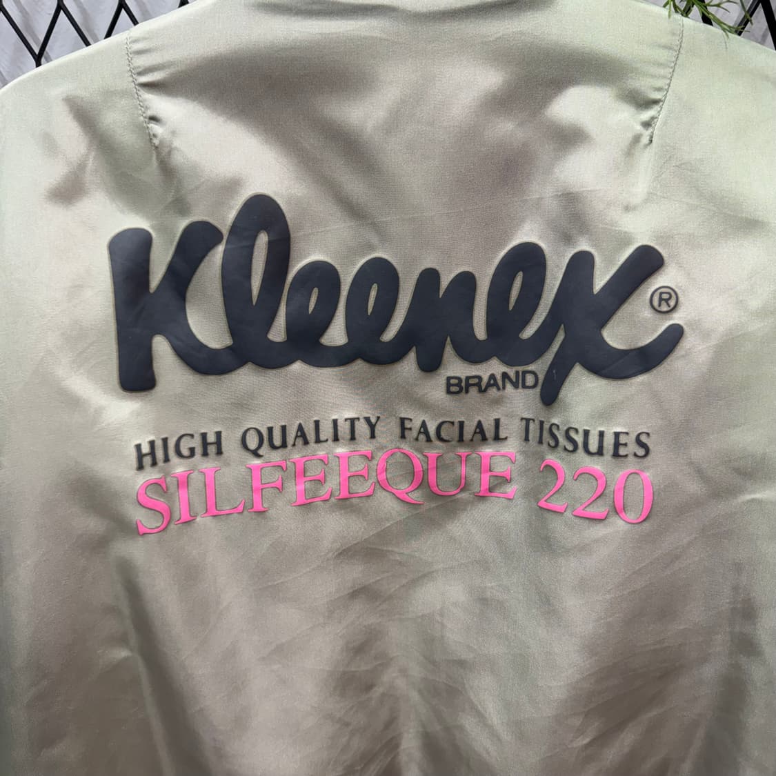 90s 크리넥스 MA-1 리버시블 봄버 자켓 후면 로고 포인트 카키 상품이미지8