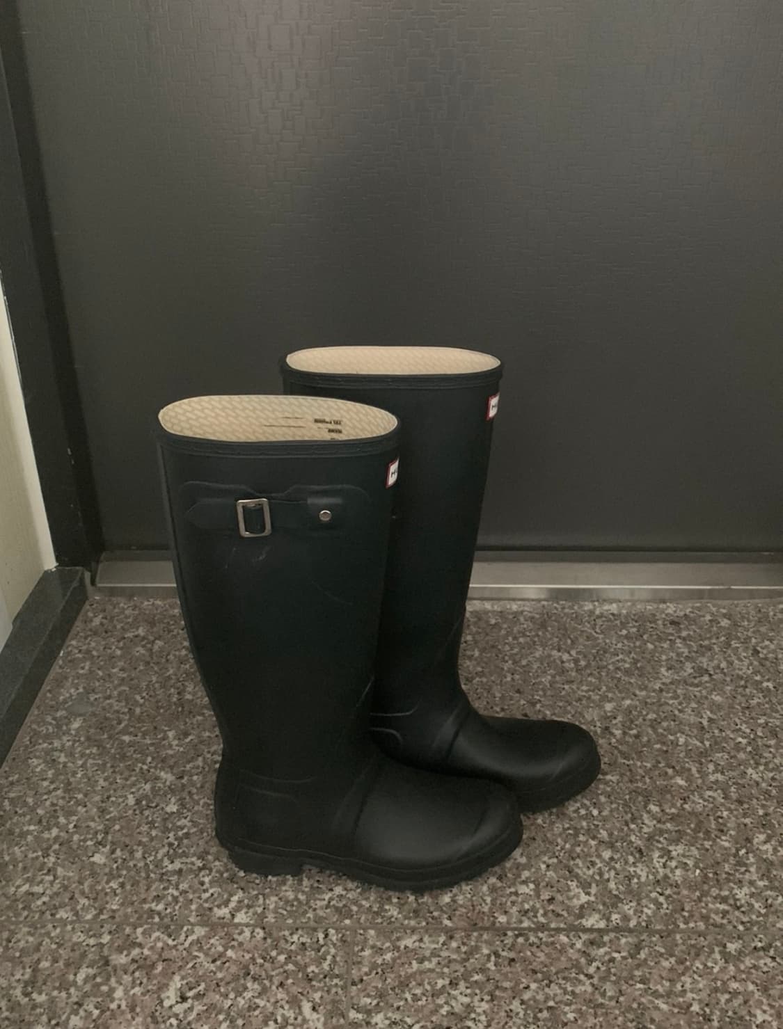 헌터 오리지널 톨 롱 레인부츠 / 네이비 상품이미지2