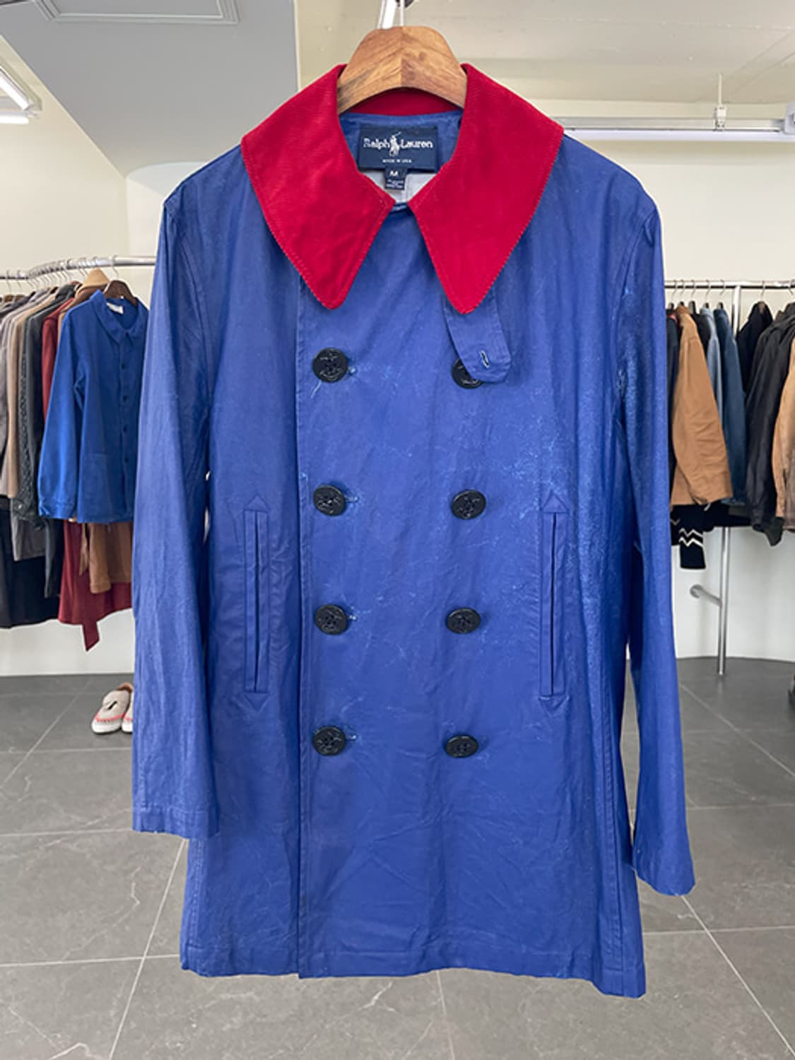 90'S RALPH LAUREN_ made in U.S.A (M) 상품이미지1