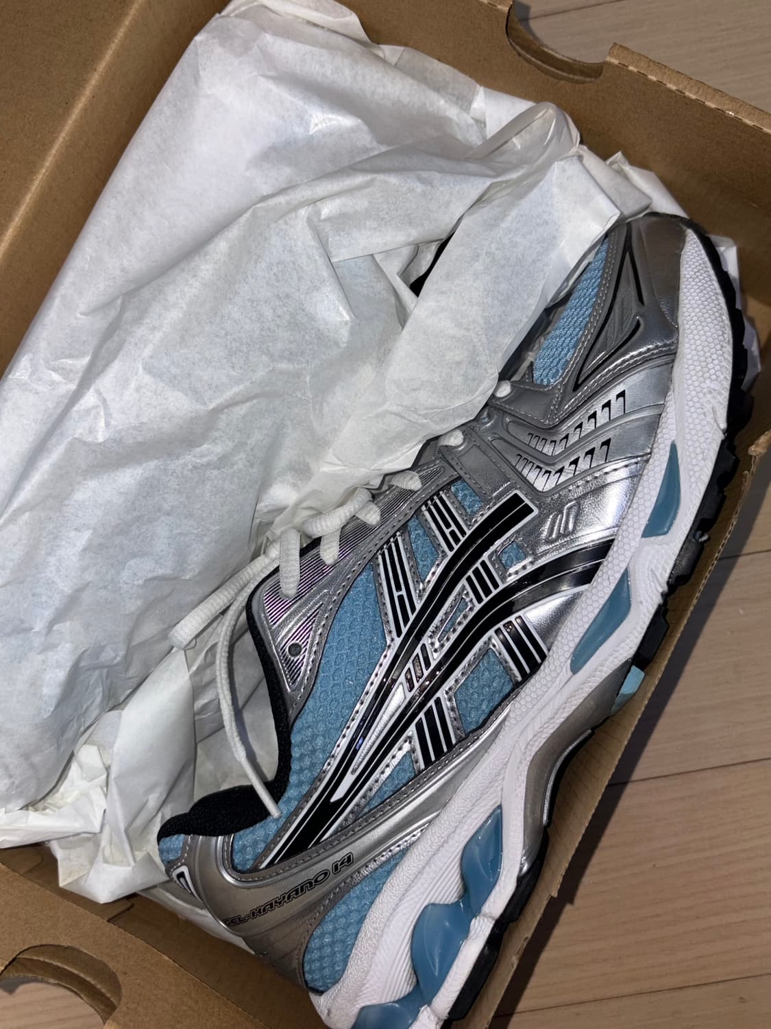 아식스 젤카야노 14 아크틱스카이 실버 1203A537-400 상품이미지3