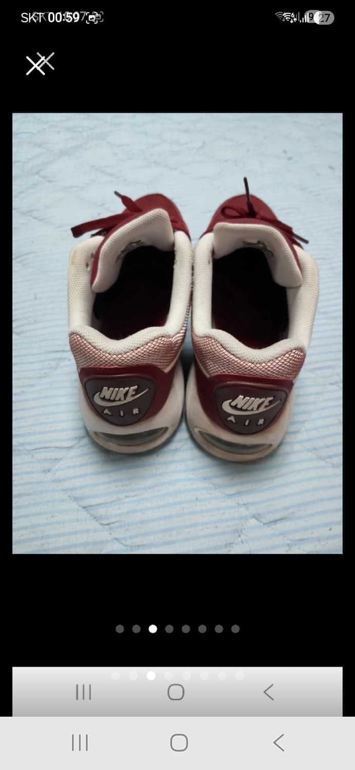 나이키 에어맥스 코트 버건디 265 상품이미지3