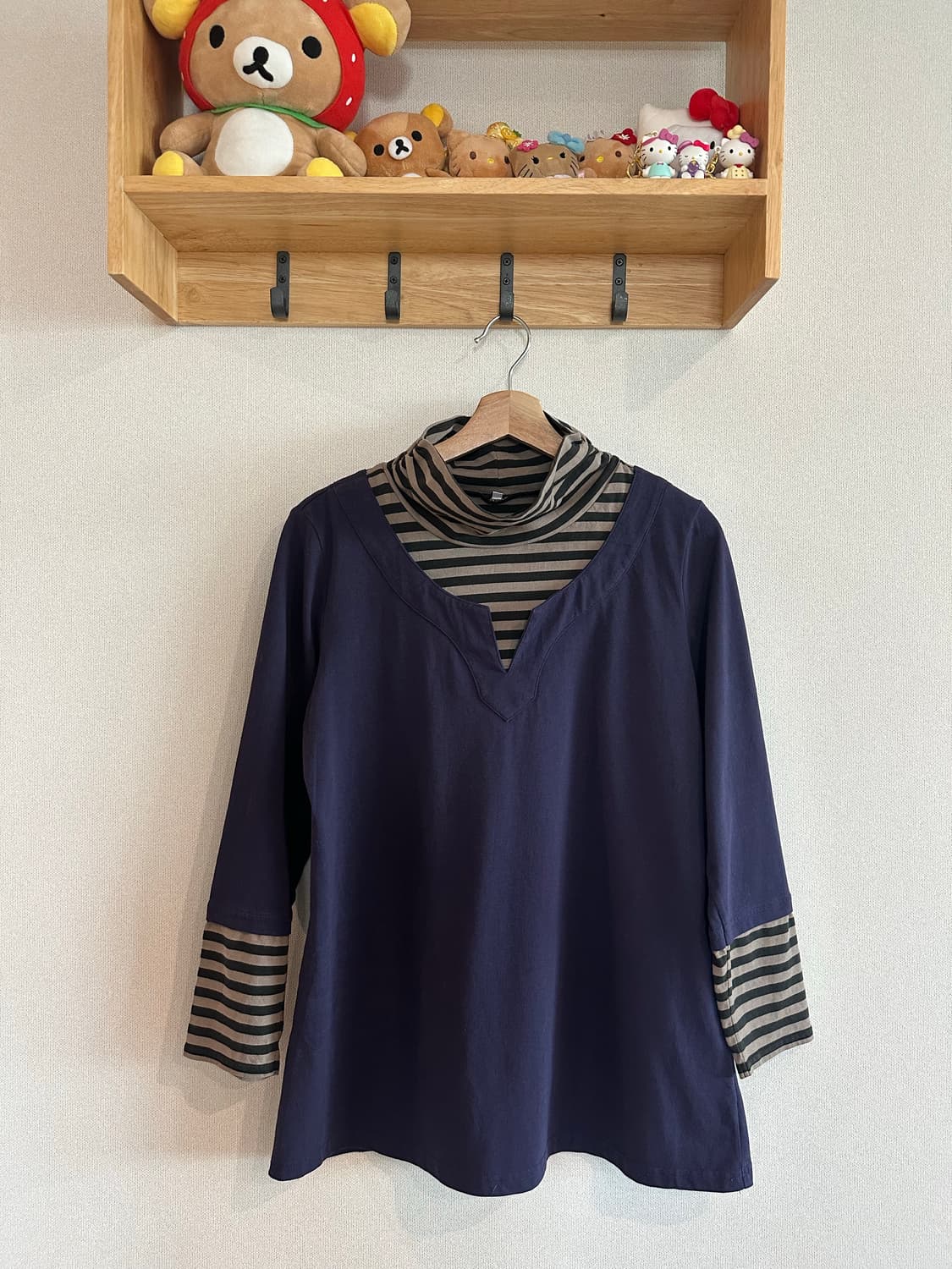 jpn 하구미 스즈코 모리걸 라떼갸루 레이어드 코디세트 상품이미지2