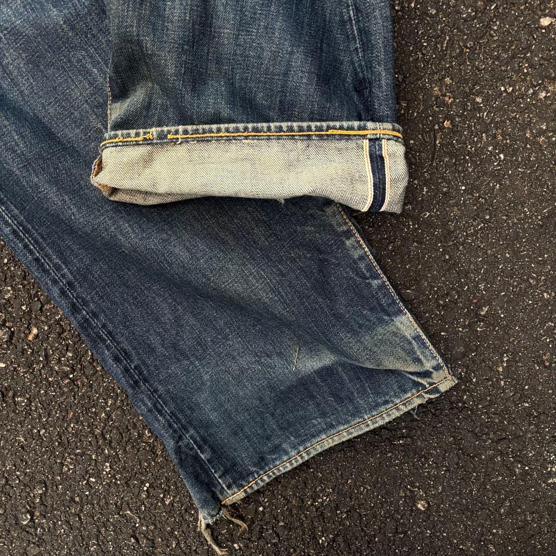 일본 에비수 셀비지 데님 팬츠 상품이미지8