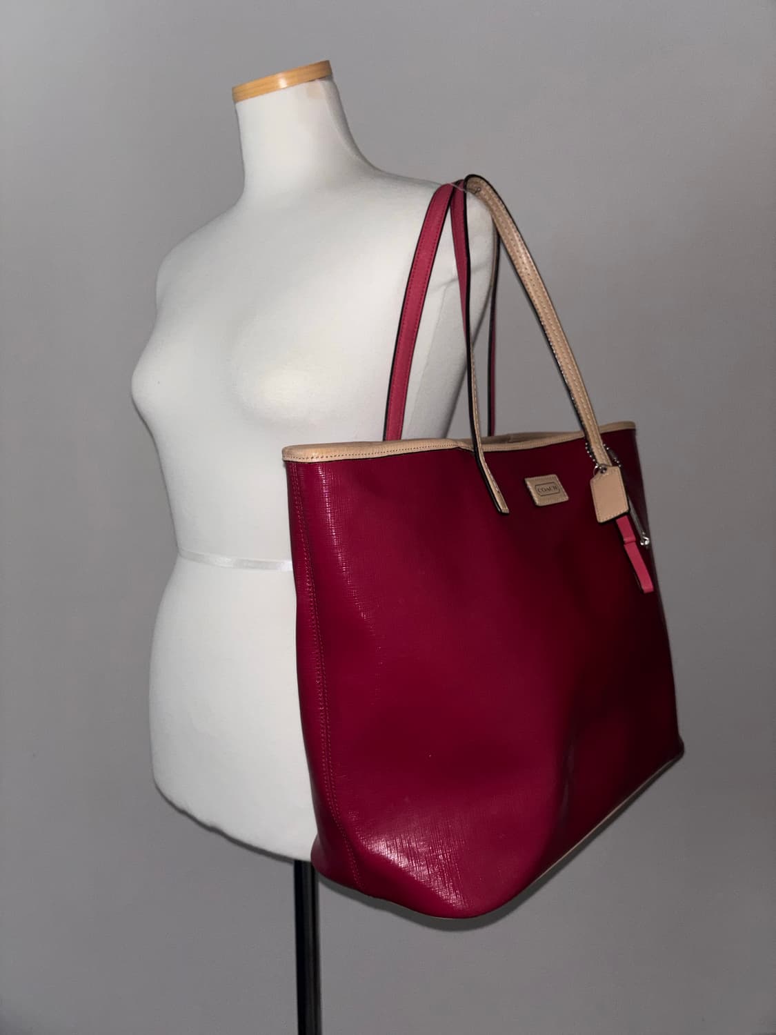 Coach vintage pink shoulder bag 상품이미지3