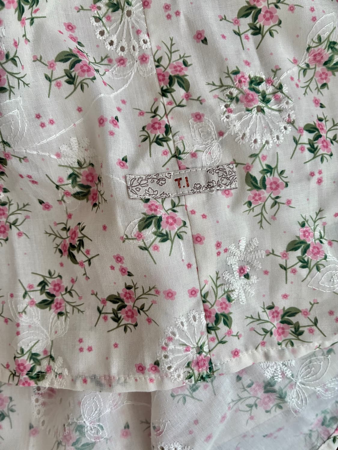 M) 써스데이아일랜드 25ss 플라워 티어드 미니 원피스 상품이미지5