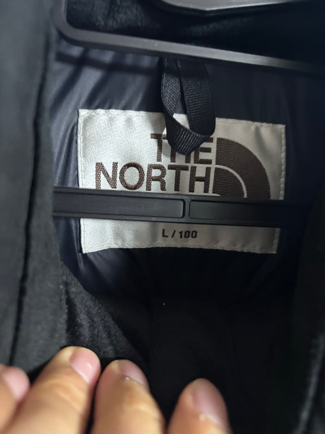  노스페이스 화이트라벨 눕시 블랙 패딩 L(100) 상품이미지3