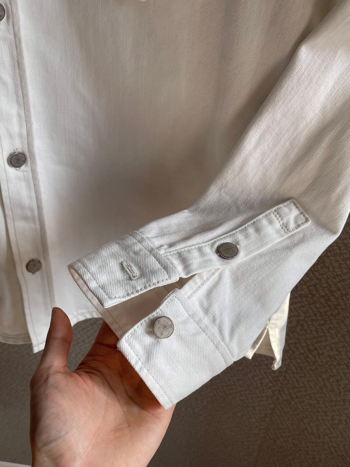 PLAC 플랙 화이트 데님 코튼자켓 상품이미지6