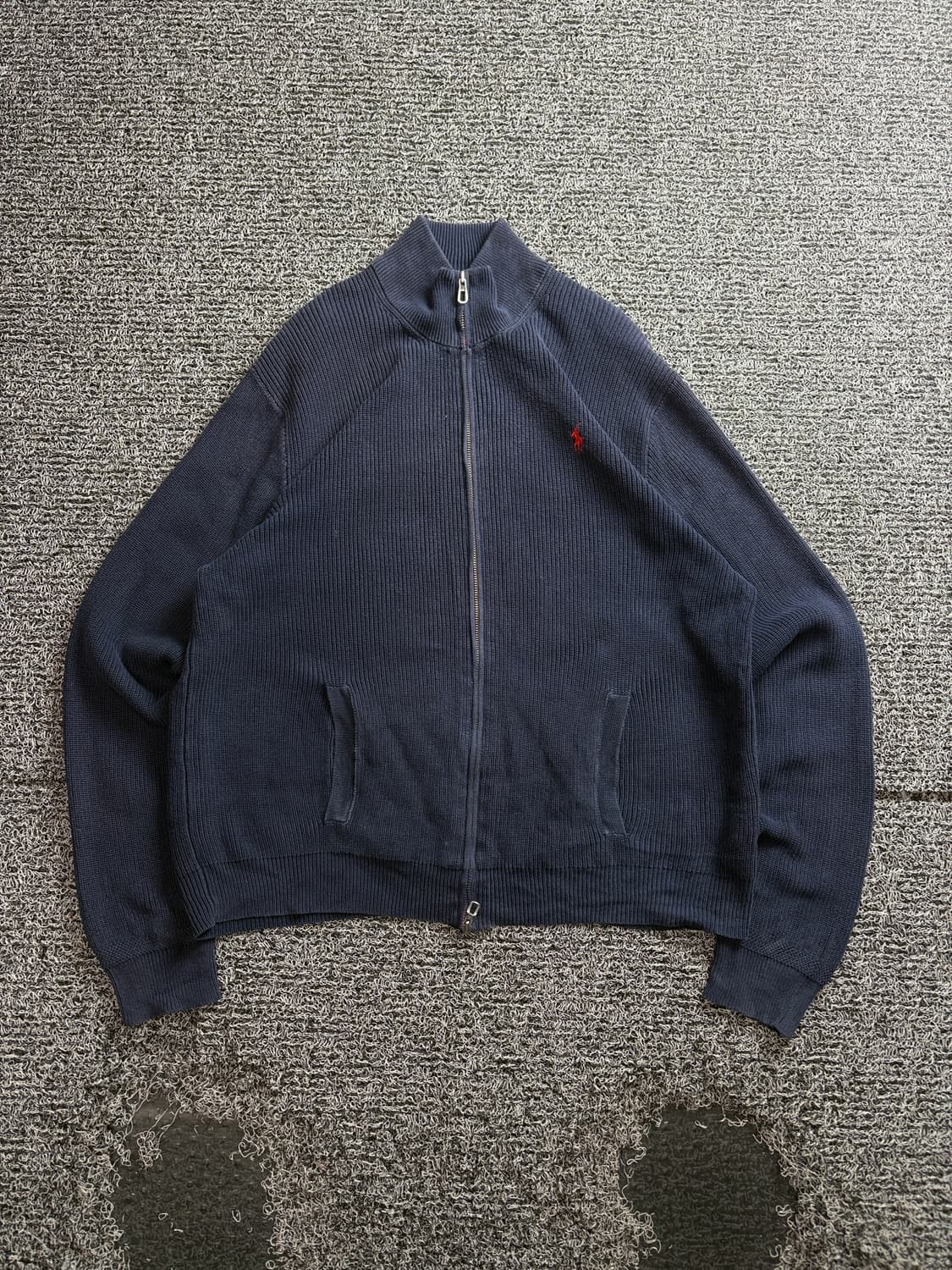 폴로 랄프로렌 포니로고 니트 코튼 풀 집업 스웨터 4091 상품이미지2