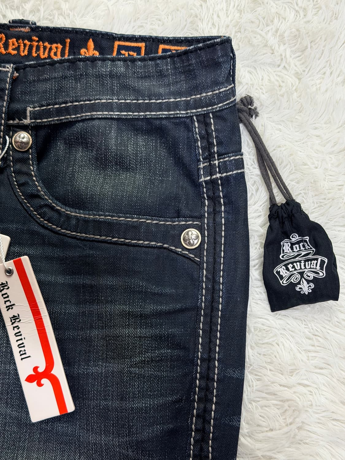 락리바이벌 빈티지 데님 청바지 33 상품이미지6