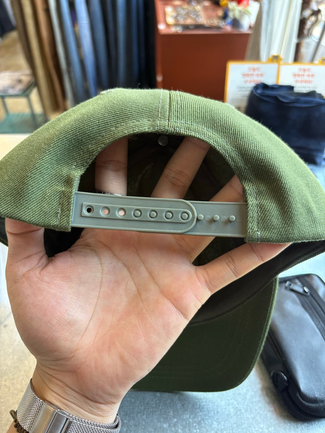 스투시 크라운 로고 캡 상품이미지5
