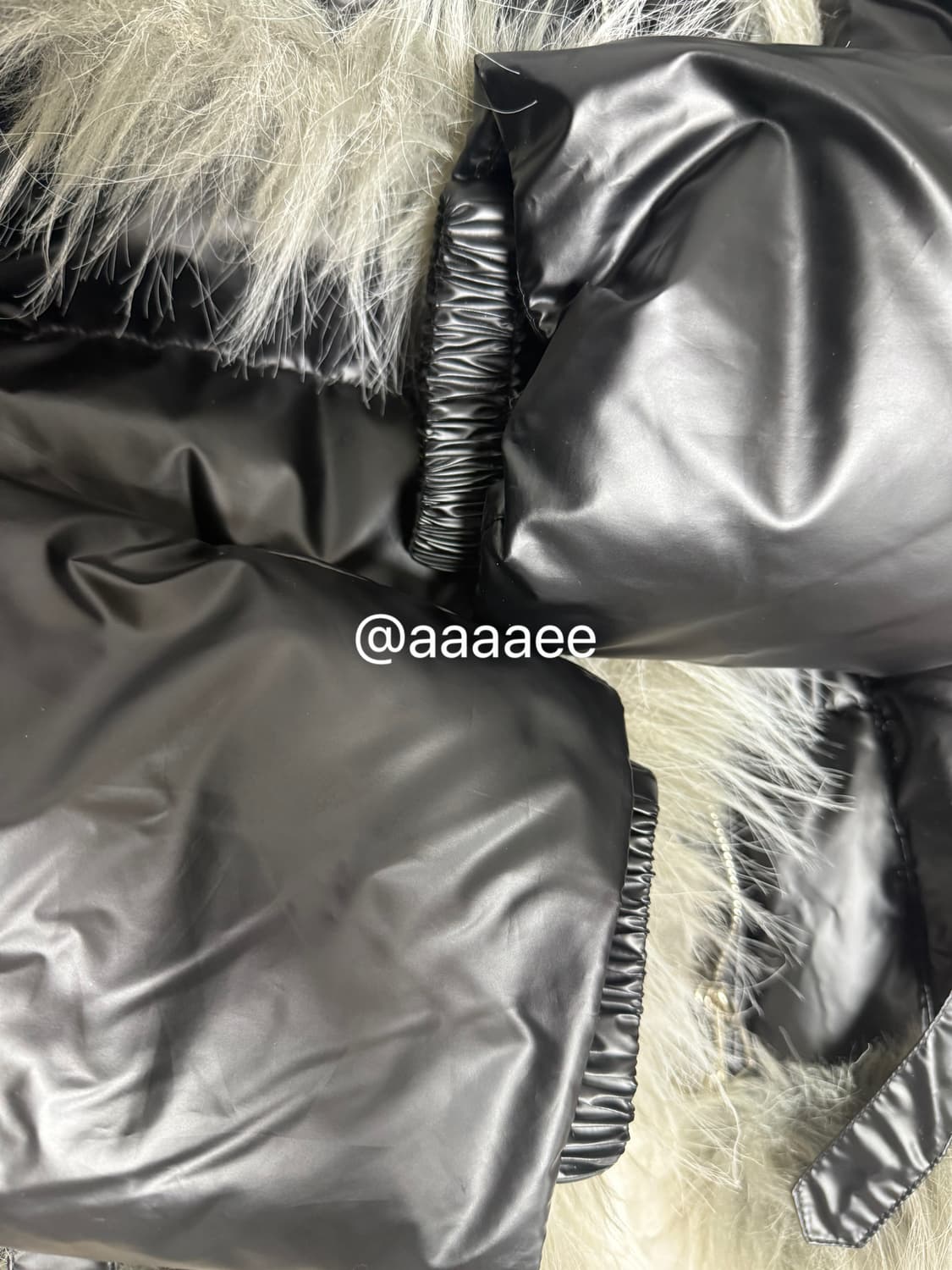 WESAME LAP 퍼 트리밍 패딩 상품이미지5