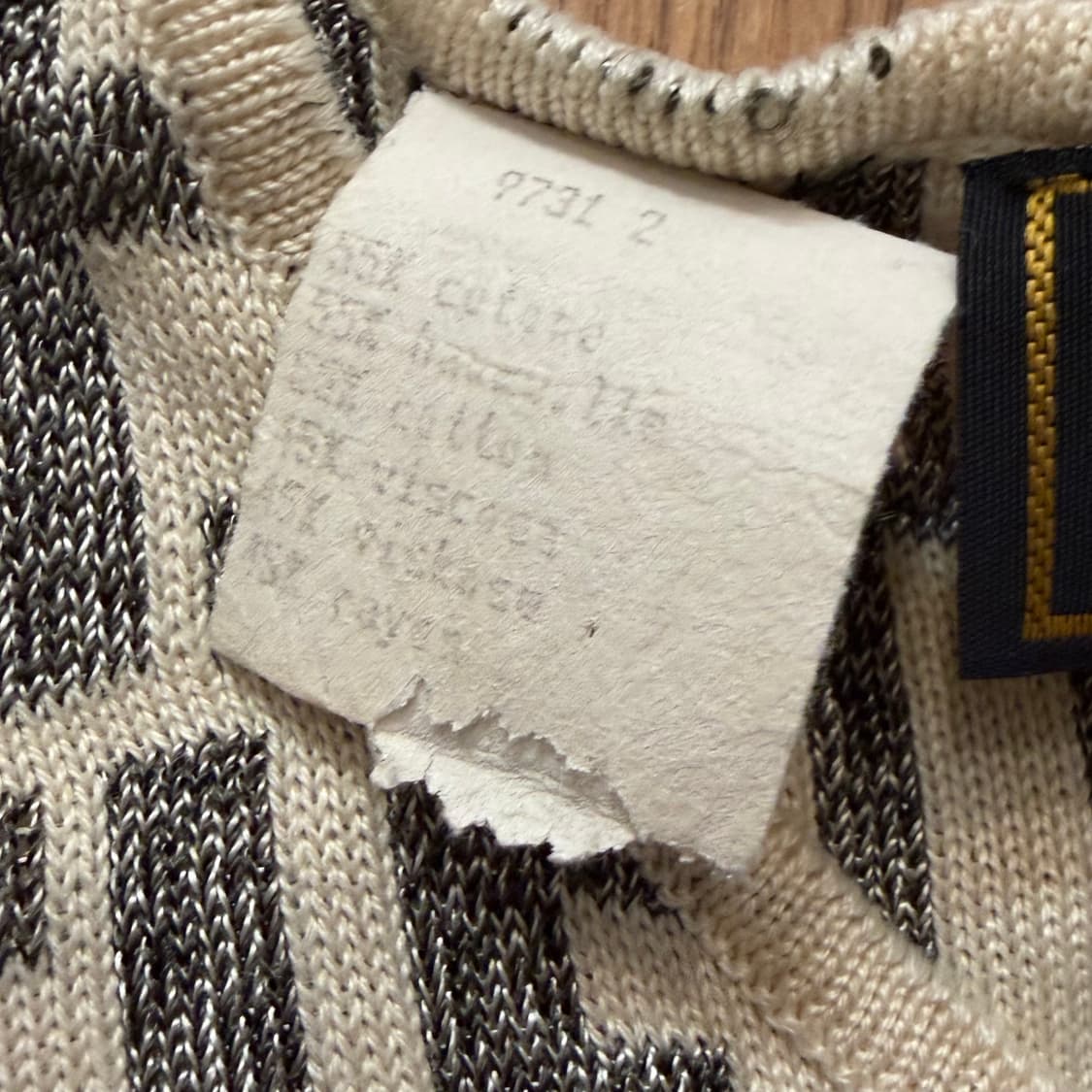 펜디 로고 패턴 니트 셋업  상품이미지5