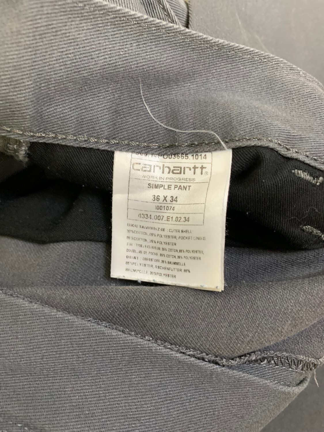 CARHARTT WIP  SIMPLE PANT 상품이미지3
