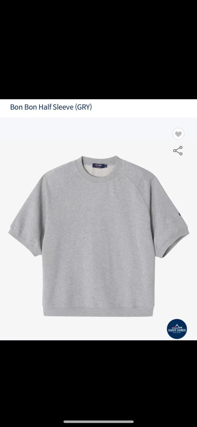 세인트제임스 봉봉 하프슬리브 반팔m, 봉봉 쇼츠 m 상품이미지1