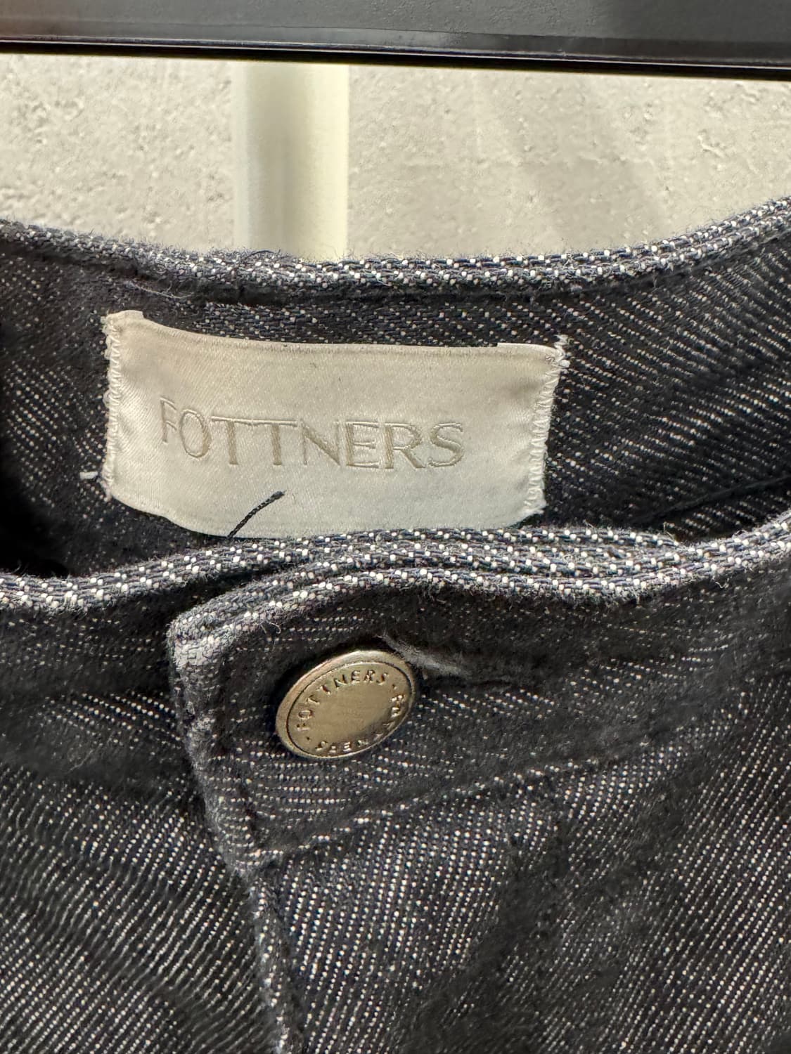 FOTTNERS 투턱 와이드 데님 M 상품이미지3