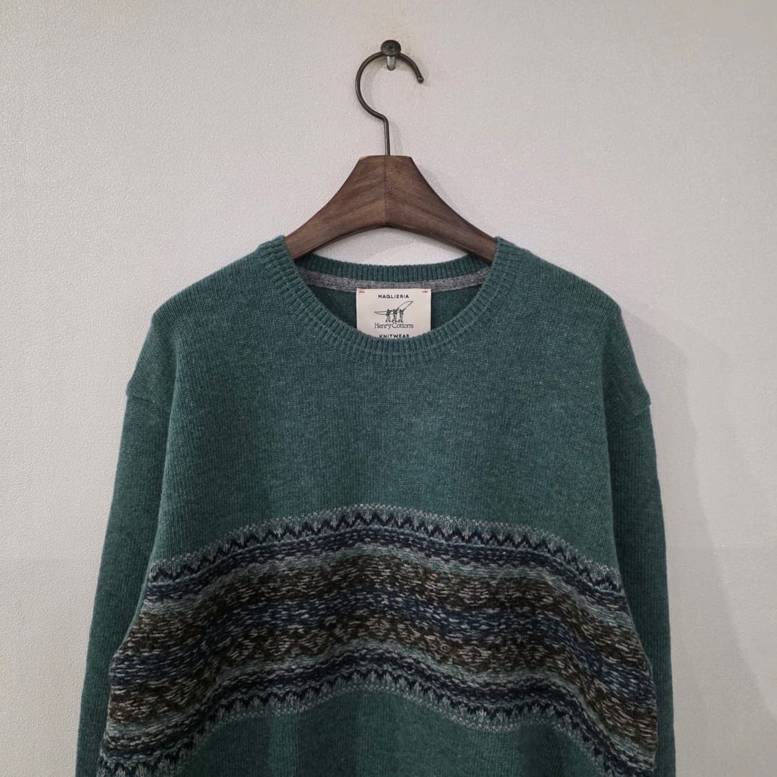 헨리코튼 라운드 니트 100 상품이미지3