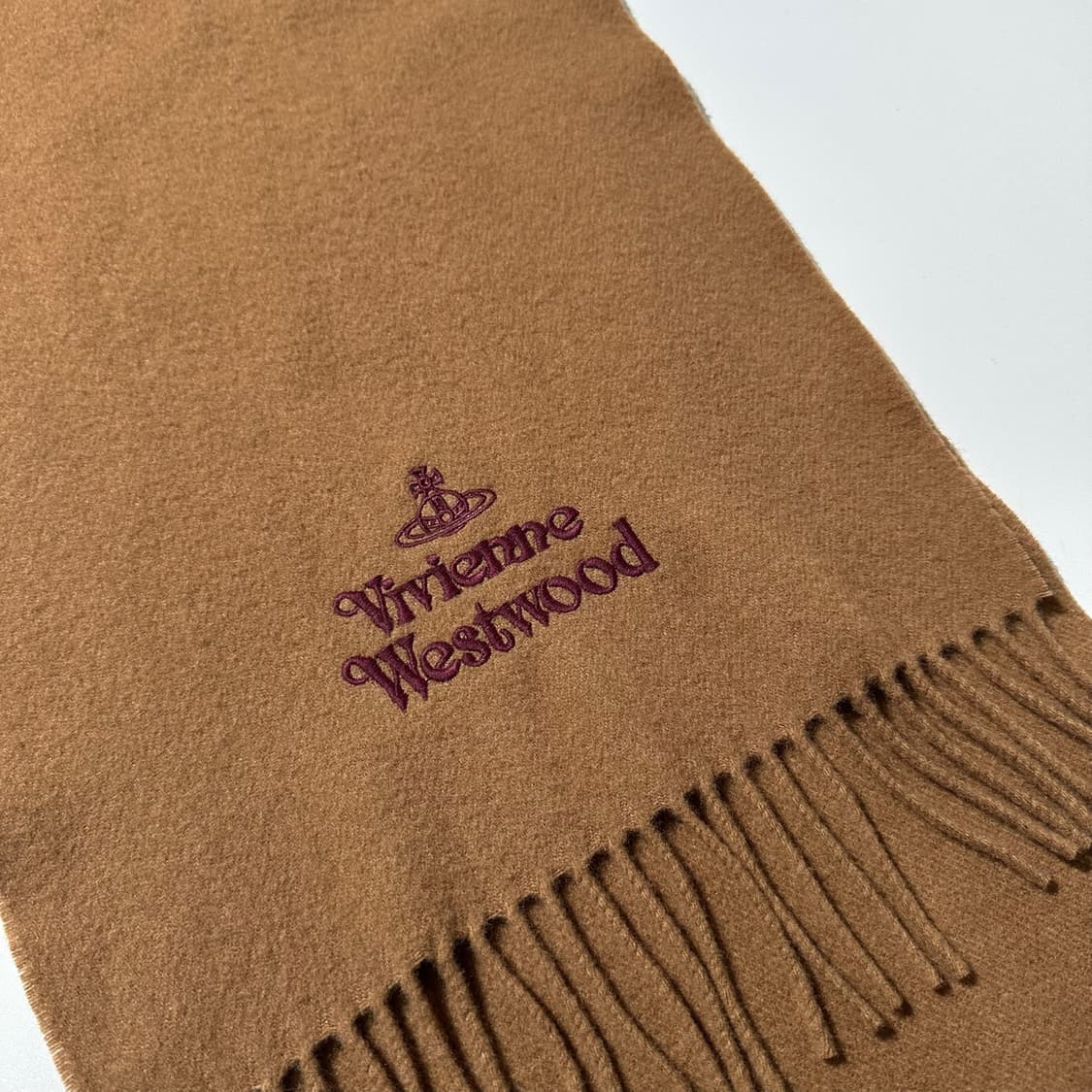비비안 웨스트우드 ORB 로고 울 머플러 목도리 상품이미지4