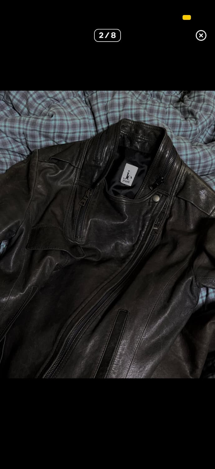 CORTIS style real leather jacket 빈티지 슬림핏 상품이미지2