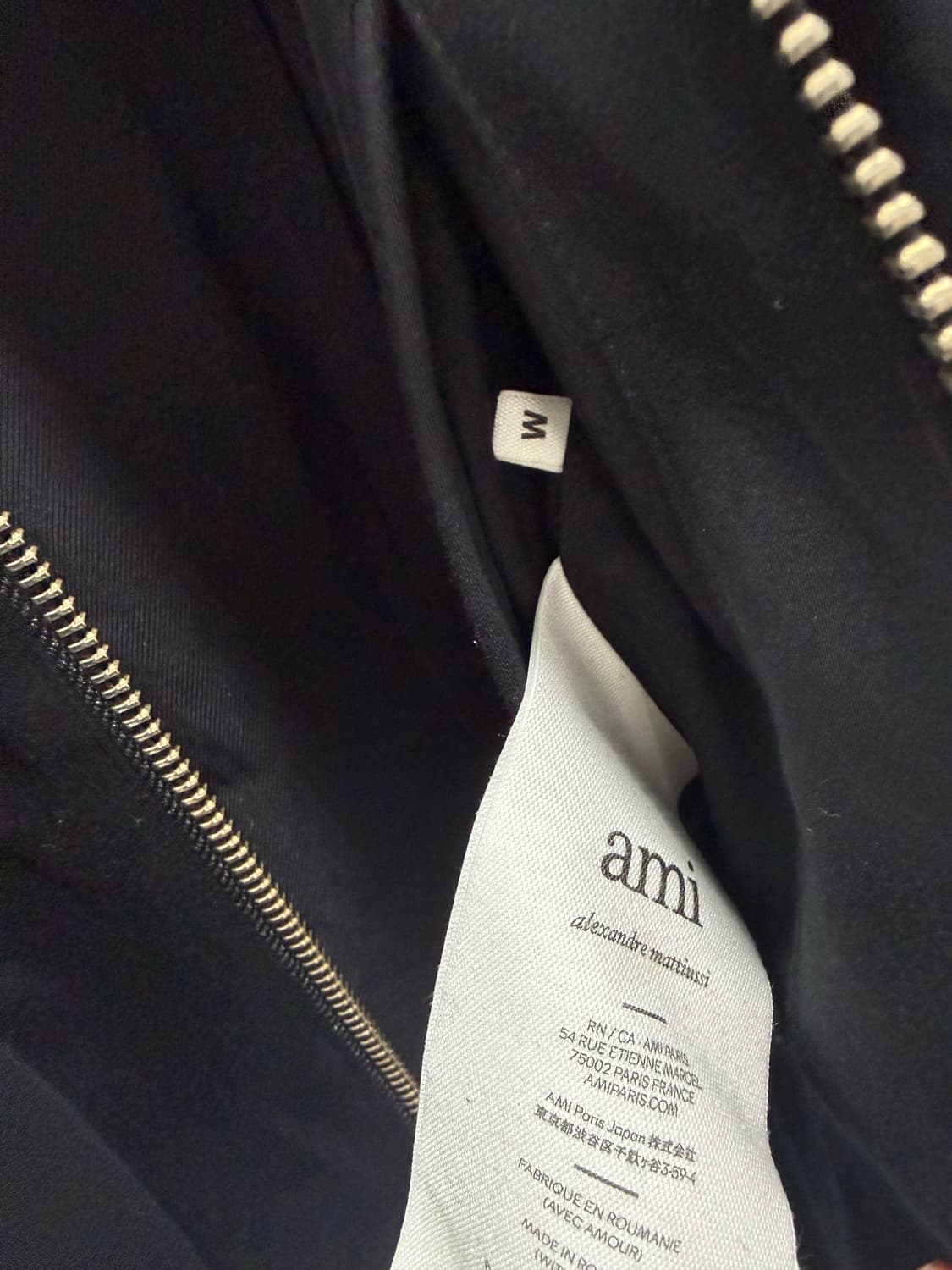 아미 봄버 자켓 블랙 상품이미지3