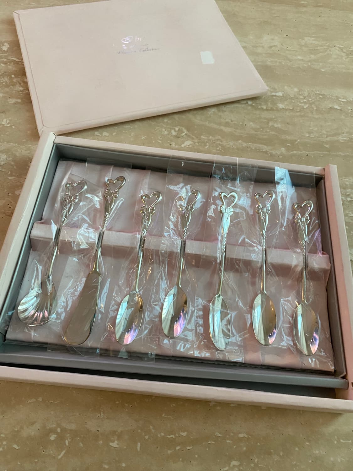 일본수입 리본하트 티스푼 세트  상품이미지6