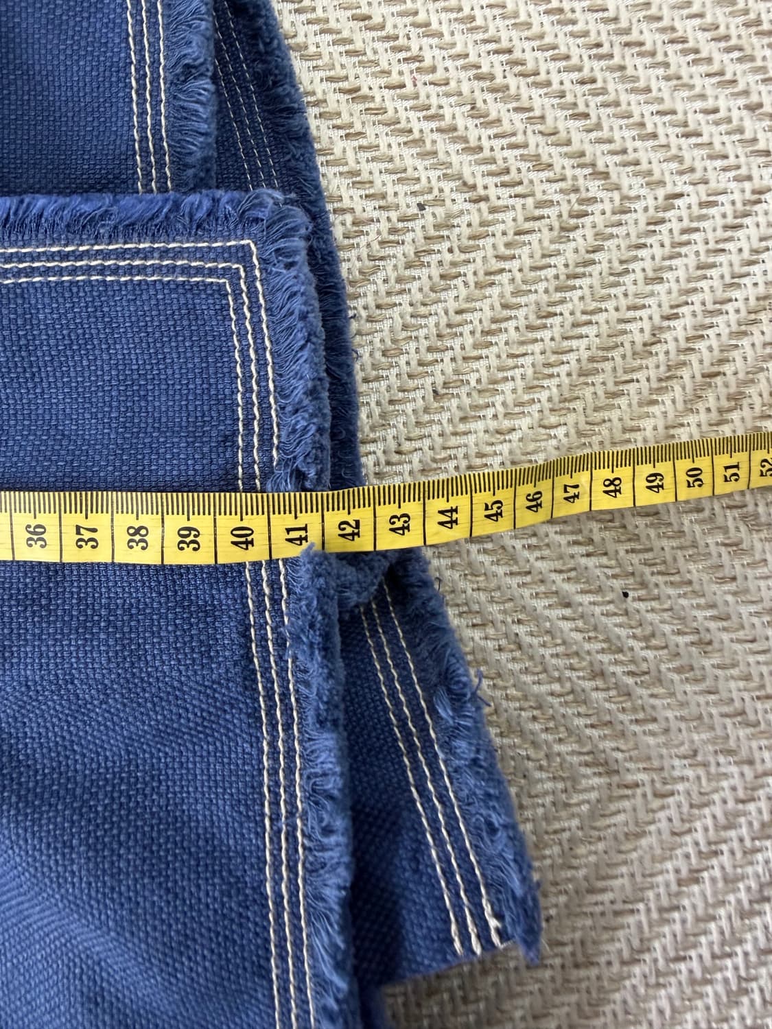 정품) BIRD 버드 한섬 데님느낌 컷오프 스커트 67(28) 상품이미지8