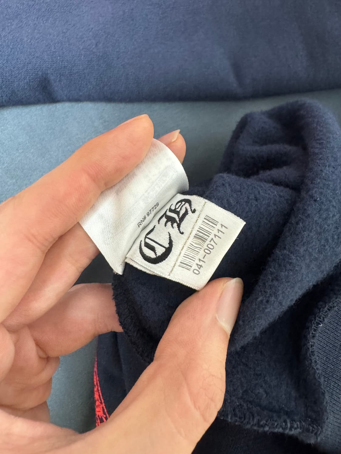 크롬하츠 홀스슈 플로랄 후드 네이비 상품이미지7