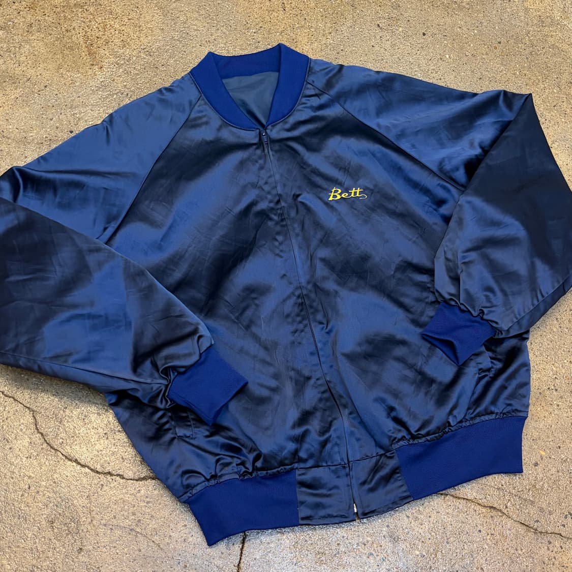 레어 80s 미국 빈티지 코리아 다이버 스카잔 수베니어 자켓 상품이미지6