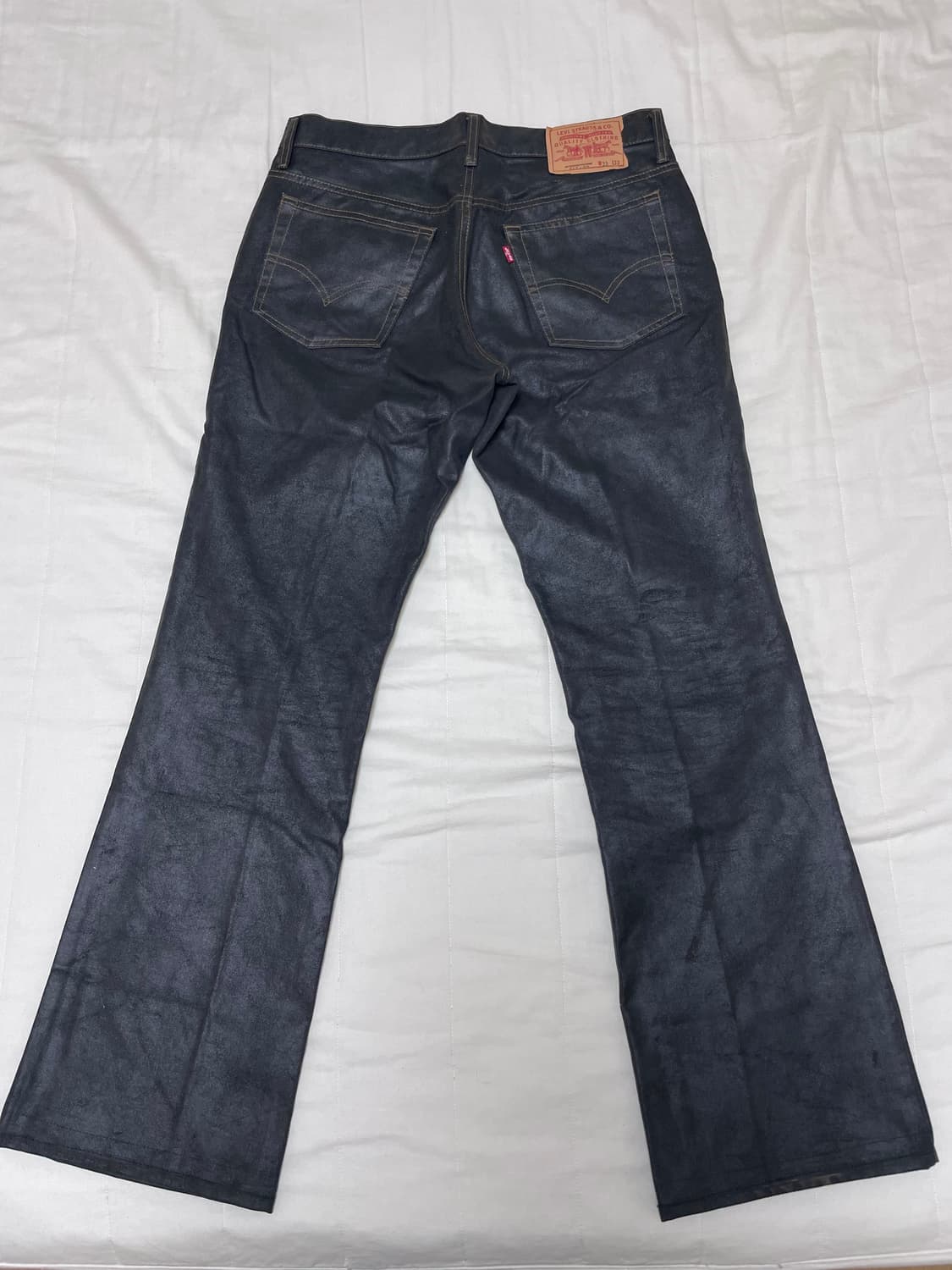 리바이스재팬 517 블랙진 부츠컷 코팅진 상품이미지6