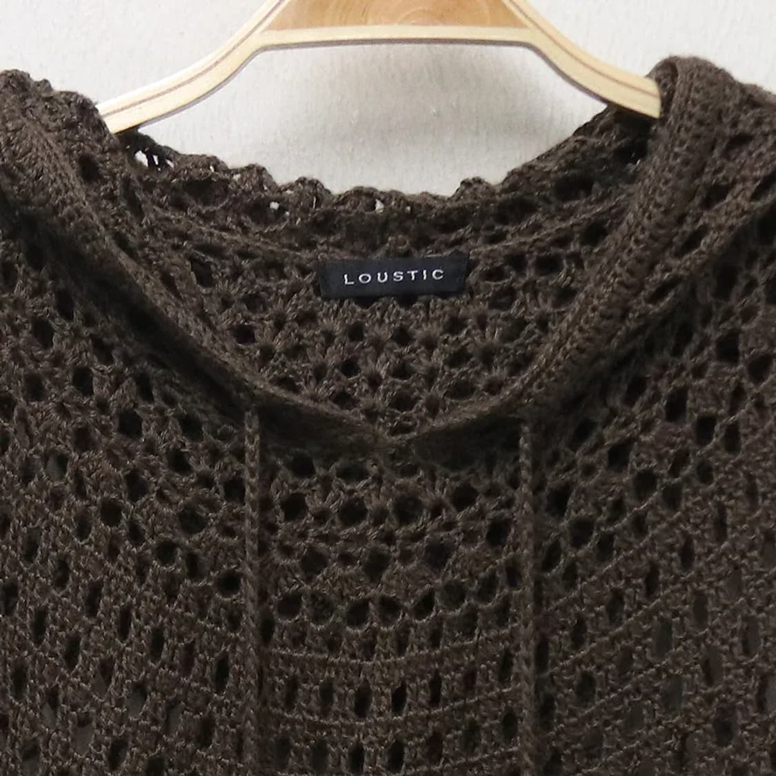 LOUSTIC 울 후드 니트 케이프 63229 상품이미지5